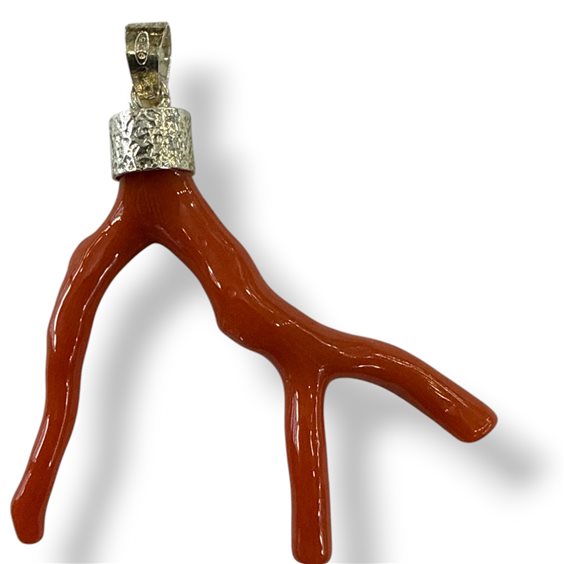 Pendant Mandile 1922 Woman Coralli in Silver Corallo 2MCIC29 - 2MCIC29